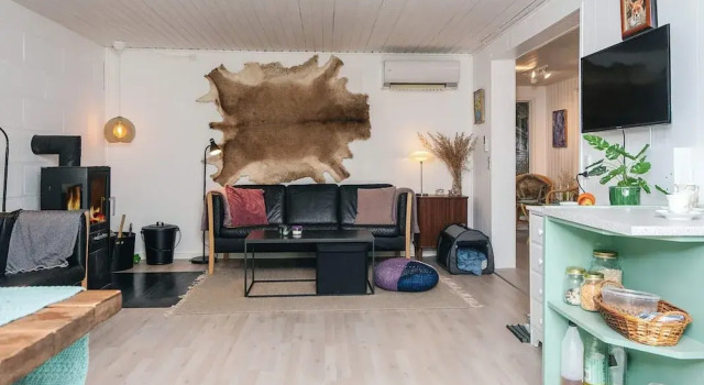 4 Star Holiday Home in Bording, Rezerwuj Dom wakacyjny Hotele w Bording z parkingiem, Parking
