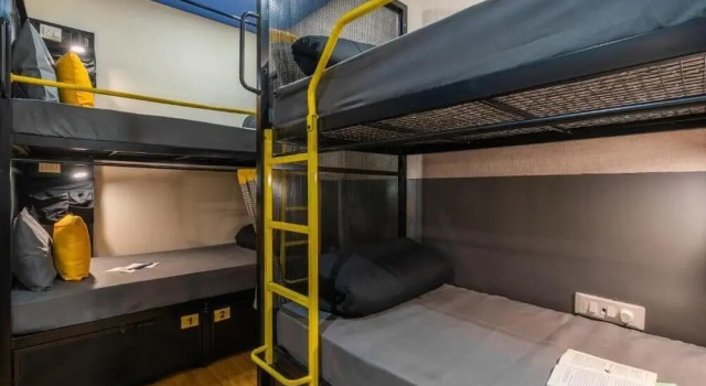 Кровать в общем номере The Hosteller Amritsar, Near Golden Temple