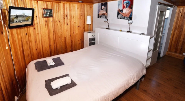 Студия с балконом Studio Péniche Centre Lyon Insolite