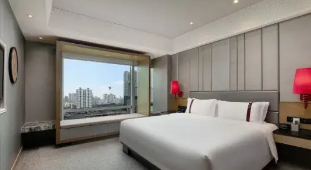 Семейный люкс с 2 комнатами с видом на город Rhombus Park Aura Chengdu Hotel