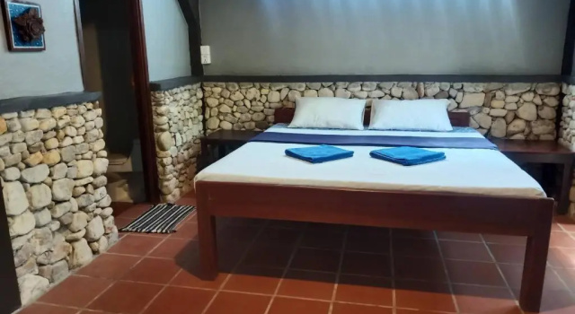 Superior Doppel Zimmer mit Gartenblick Khmer Hands
