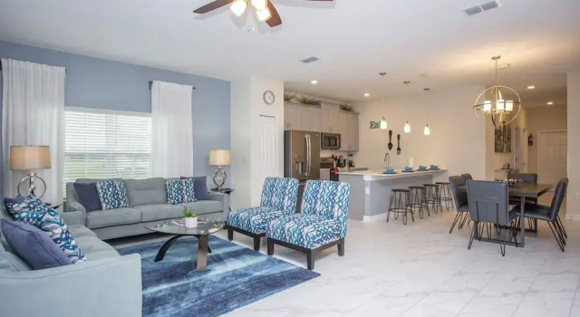 Номер Standard с 5 комнатами Wonderful 5 Bedroom w/ Pool Close to Disney 4801