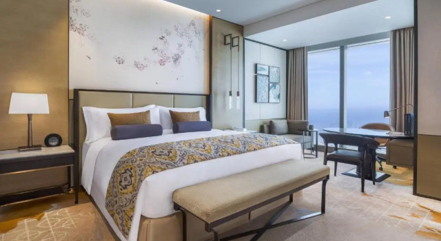 Двухместный номер Grand Deluxe с видом на озеро Meixi Lake Hotel, a Luxury Collection Hotel by Marriott, Changsha