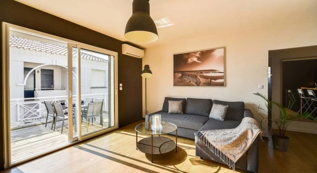Apartment T3 Carnon Beach, 1st Line, Book Lejlighed Mauguio Hérault