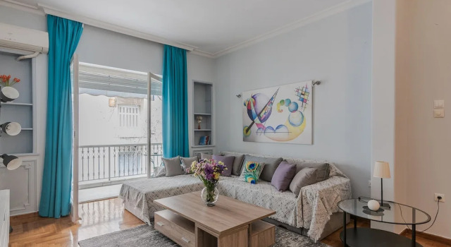 Апартаменты с балконом Elite Gem in the heart of Kolonaki