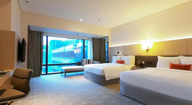 Четырёхместный номер Standard Taipei Marriott Hotel