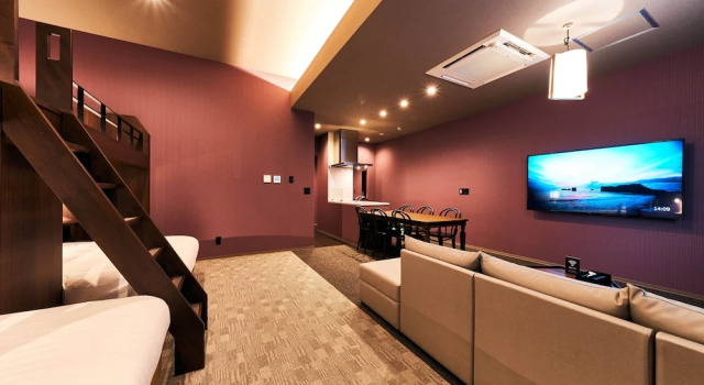 Семейный номер Standard Rakuten STAY Kokura Station Standard Twin Room