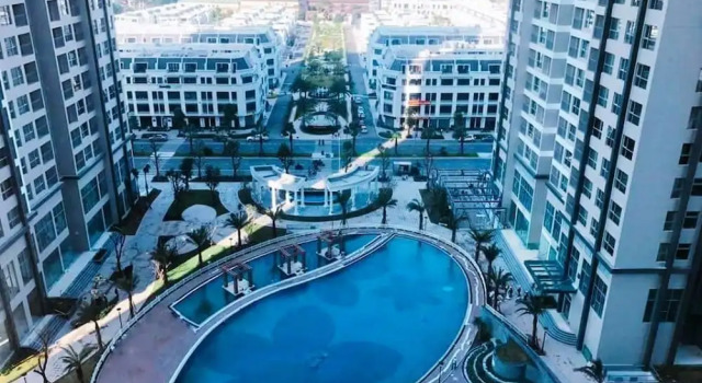 Семейные апартаменты с 2 комнатами с балконом и с видом на город Bayhomes Gardenia Serviced Apartment
