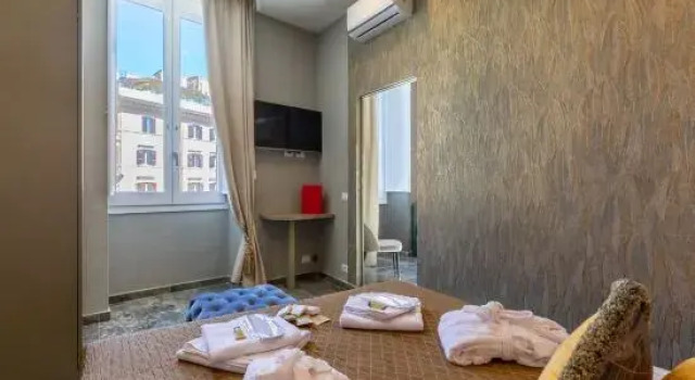 Люкс Deluxe с красивым видом из окна Piazza di Spagna 51 Luxury guest house