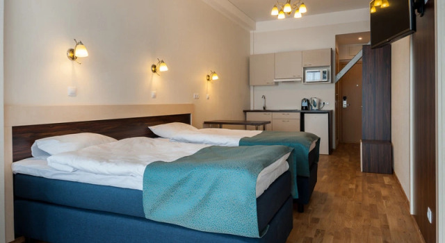 Студия с балконом и с видом на море Pirita Beach Apartments & SPA