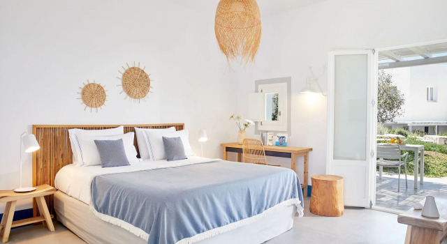 Двухместный номер с видом на море Milos Breeze Boutique Hotel