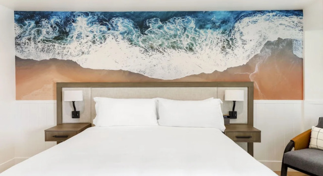 Двухместный номер Deluxe с видом на океан Del Mar Beach Hotel