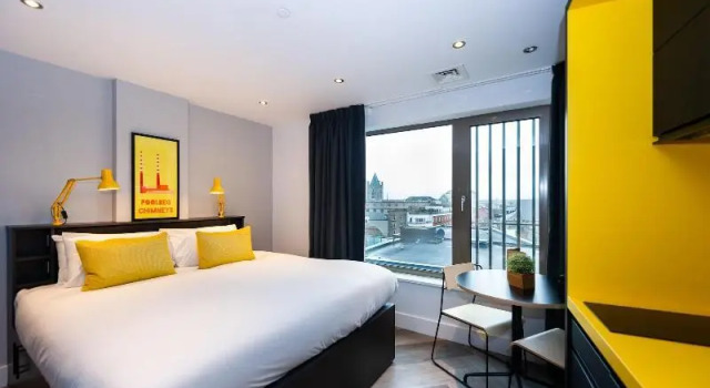 Staycity Dublin Castle, Забронировать Апарт-отель Апарт-отели Дублина, рядом с The Grand Social, Апарт-отель