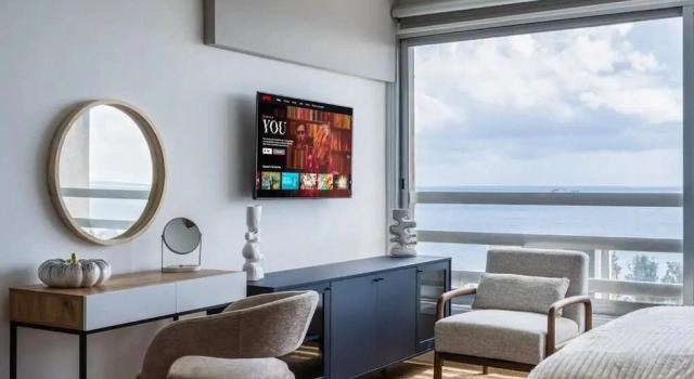 Seaview Penthouse Studio in Limassol, Book Lejlighed Lejligheder i Limassol, Lejlighed