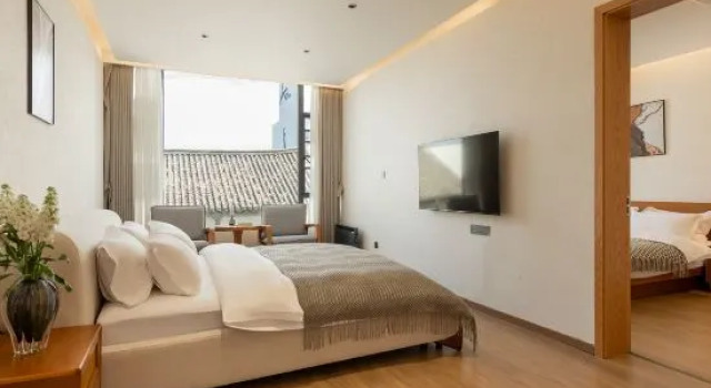 Люкс с видом на внутренний двор Dali Xiuwan Seaview Homestay