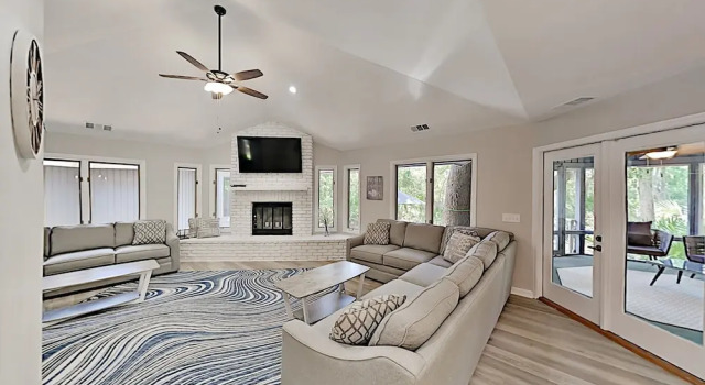 Modern Palmetto Dunes Estate - Steps to Beach! home
