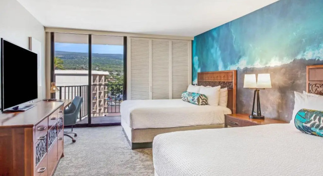 Двухместный номер Standard с видом на океан Courtyard by Marriott King Kamehamehas Kona Beach Hotel