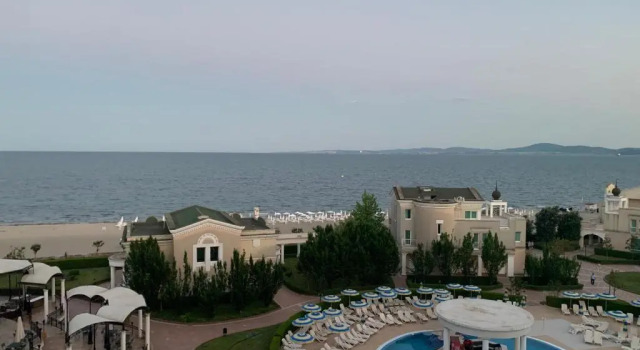 Апартаменты с 2 комнатами с балконом и с видом на море Sunset Resort