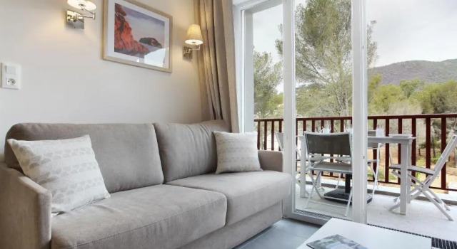 Студия Odalys Résidence et Spa Les Canissons