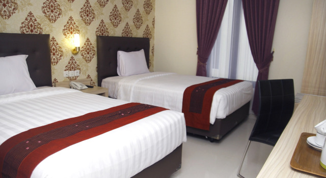 Deluxe Dvoulůžkový s manželskou postelí pokoj Hersya Boutique Hotel Surabaya, Azana Hotels Collection
