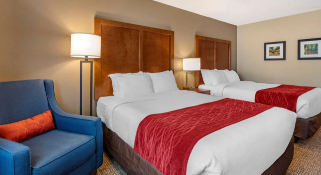 Четырёхместный номер Standard Comfort Inn La Porte