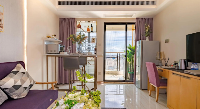 Люкс Deluxe Shenzhen Dingshang Administrative Service Apartment Hotel