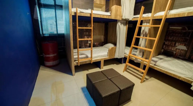 Кровать в общем номере Just Walk Backpacker Hostel