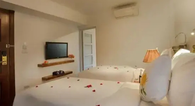 Номер Deluxe Singita Classy - A Cozy Rustic Hideaway in Hanoi Old Quarter