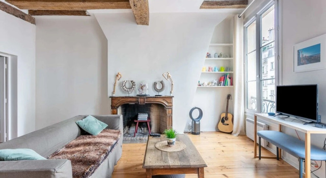 Bright 1-bedroom Flat, 2min From Saint-paul Metro, Забронировать Отель Париж Иль-де-Франс, рядом с Станция метро Rambuteau