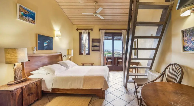 Семейный номер Standard с видом на море Rastoni Hotel Aegina