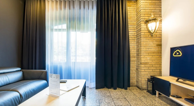 Двухместные апартаменты c 1 комнатой Les Lofts de la Gare - Par Les Lofts Vieux-Québec