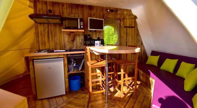 Шале с 2 комнатами Glamping Terre & Mer - village nature