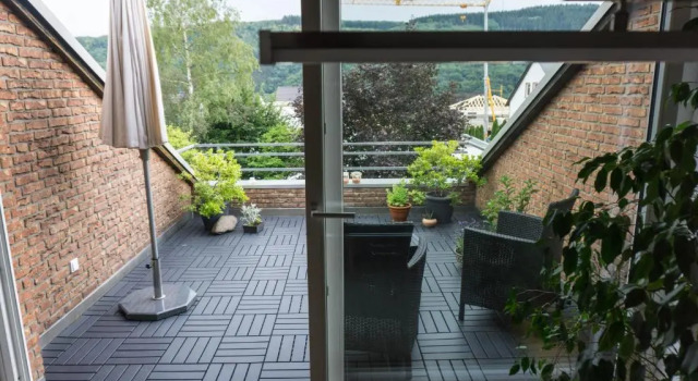 Апартаменты Moderne 70 qm Wohnung mit großer Dachterrasse