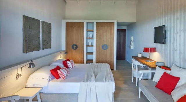 Трёхместный номер Deluxe с частичным видом на море Due Lune Puntaldia Resort & Golf