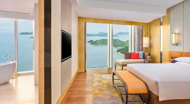 Двухместный люкс Regency Executive с видом на океан Hyatt Regency Shenzhen Yantian