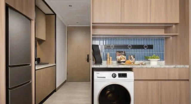 Двухместный люкс Deluxe Shanghai Jiading New Town Suisse Place Apartment Hotel