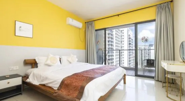 Люкс Jiuqi Sanya iHome Seaview Design Homestay (Sanya Bay Coconut Dream Corridor Store)