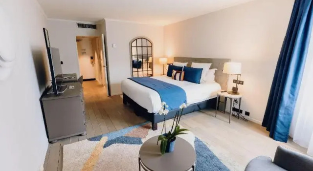 Lüks çift kişilik oda Hostellerie Le Cèdre