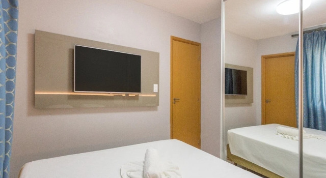 Апартаменты Comfort Palm Village Acqua - Apartamento Premium - Em frente à piscina - Porto de Galinhas