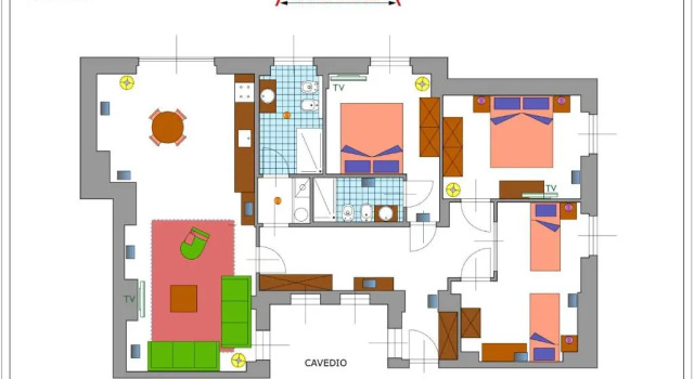 Апартаменты с 3 комнатами Milano Manzoni CLC Apartments