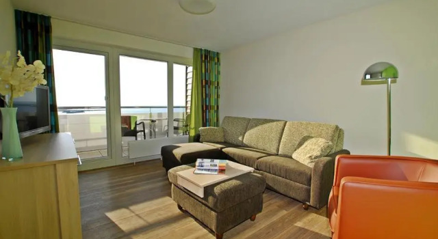 Апартаменты с 2 комнатами с видом на море Apartmenthaus Hohenfels