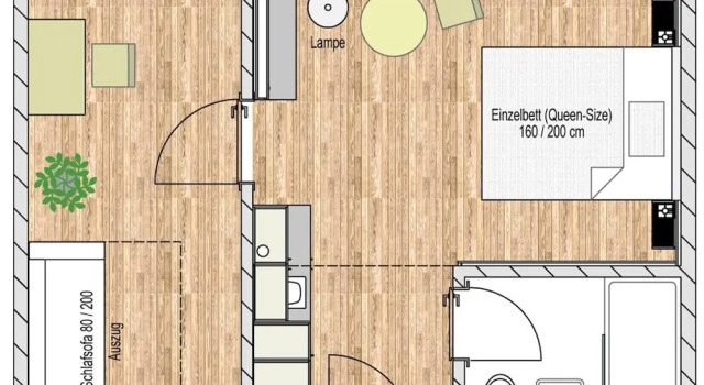 Номер Standard Boardinghouse Das RUNDUM