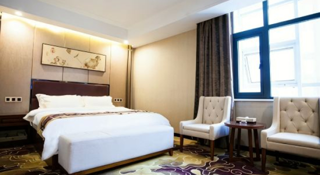 Люкс Deluxe GreenTree Eastern Bozhou Wanda Plaza Xiyi Avenue Hotel