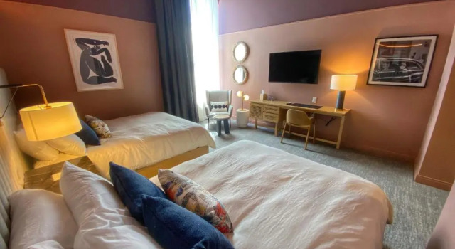 Двухместный люкс Kinn Guesthouse Downtown