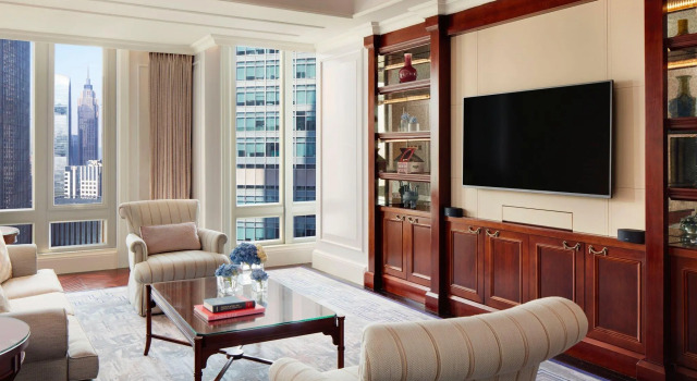 Двухместный люкс Club Level Executive Carlton c 1 комнатой с видом на город The Ritz-Carlton, Guangzhou