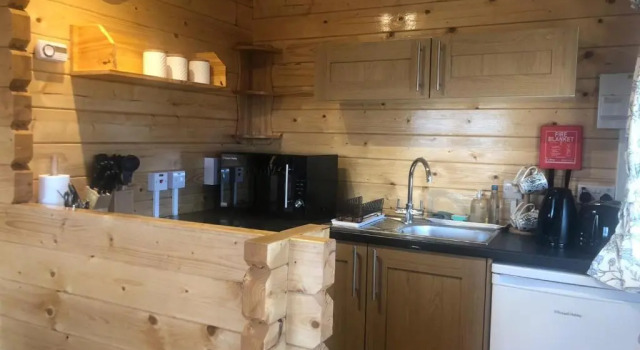 Шале с видом на море Harlosh Log Cabins
