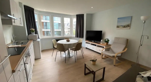 Апартаменты 1 slaapkamer logie met extra zetelbed in leefruimte