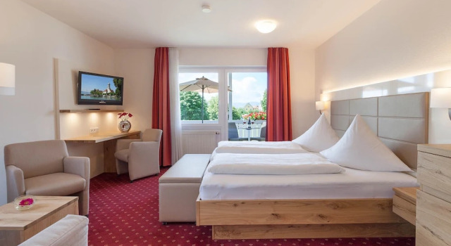 Двухместный номер Standard с балконом и с видом на озеро Hotel Lipprandt