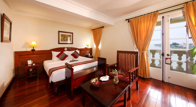 Двухместный номер Deluxe с видом на сад Victoria Chau Doc Hotel