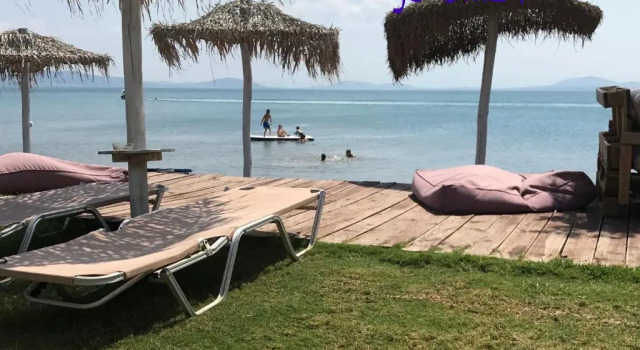 1 floor of the seaside Villa with a terrace, Rezervovat Vila Politika Evia
